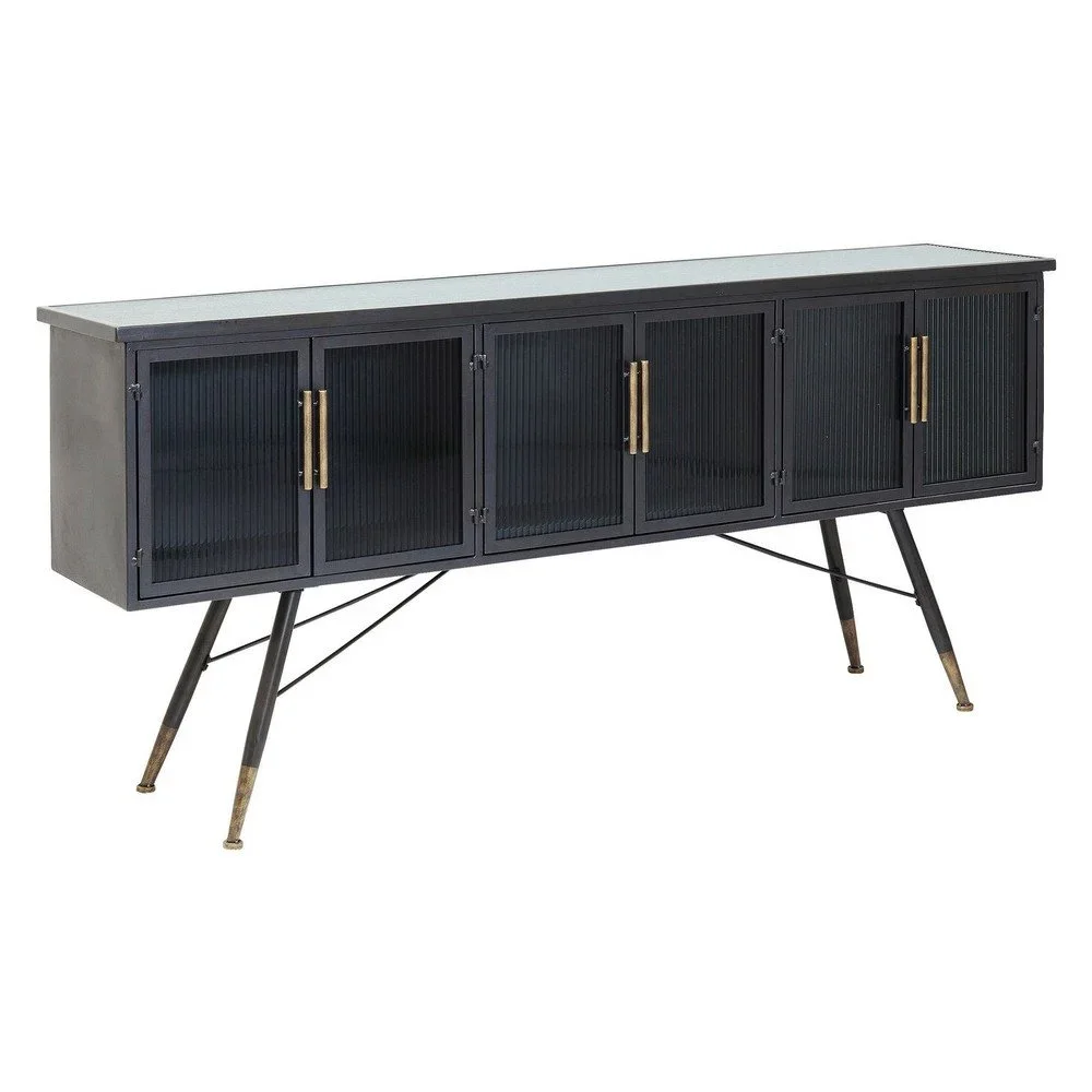 Černá komoda Kare Design La Gomera, šířka 180 cm v:1364037