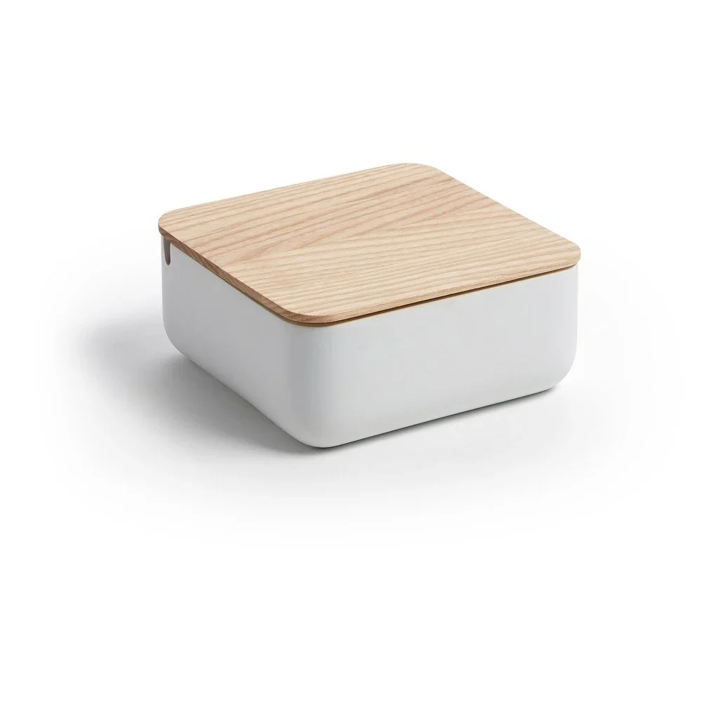 Bílý úložný box z jasanového dřeva La Forma Mackie v:1302218 Bílý úložný box z jasanového dřeva La Forma Mackie v:1302218