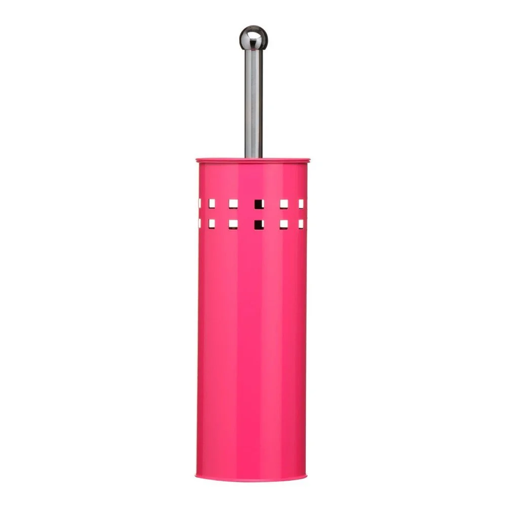 Růžový toaletní kartáč Premier Housewares Square Design v:1079898