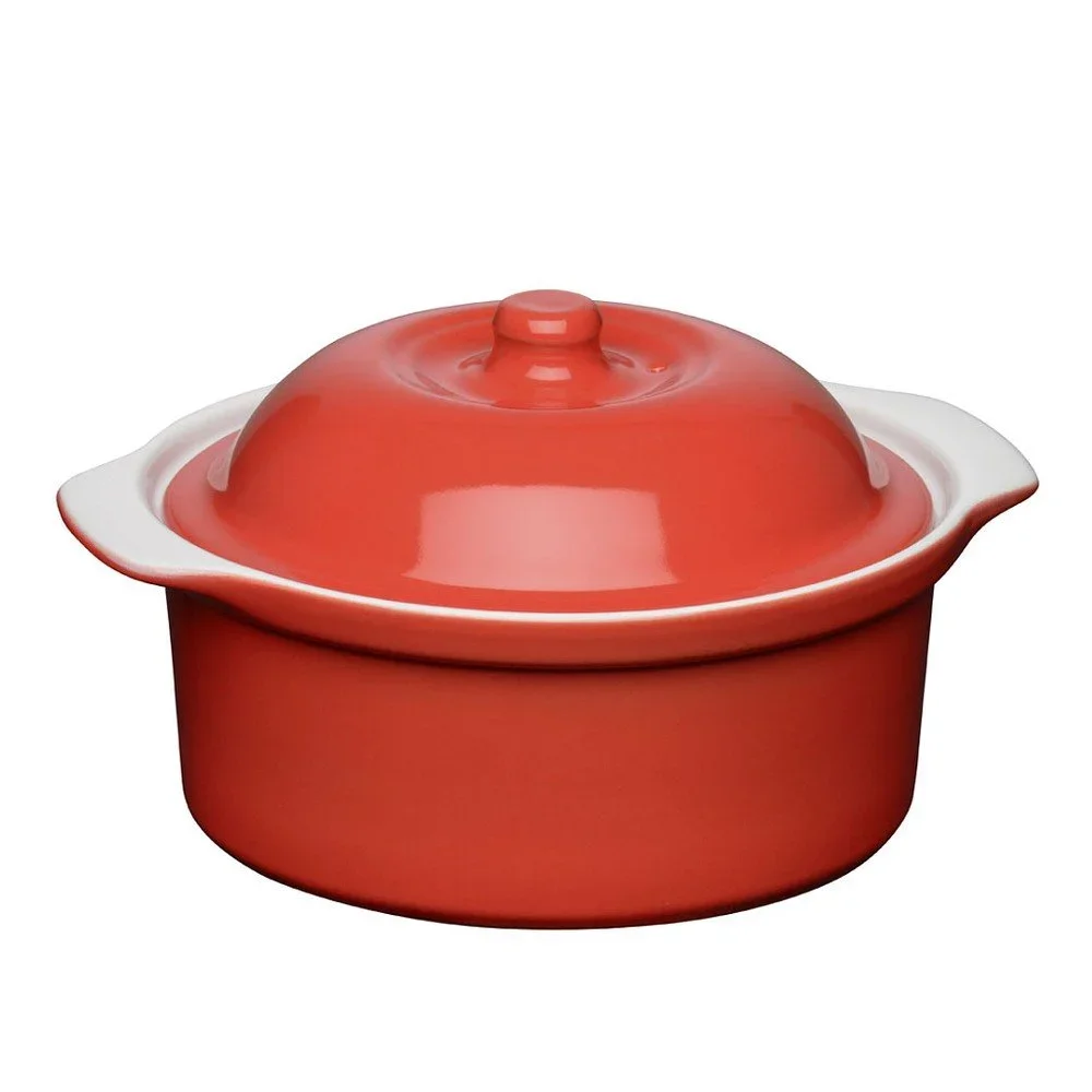 Červená nádoba casserole Premier Housewares Oven Love v:864188