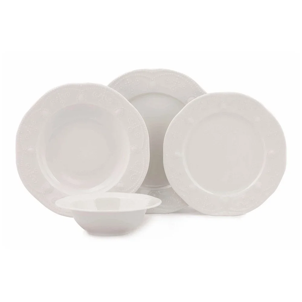 24dílná sada porcelánového nádobí Kutahya Stitched v:1107048