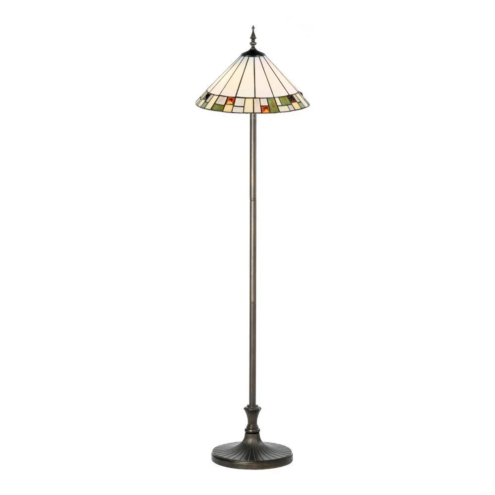 Stojací lampa SULION Tiffany Ambar v:1162666