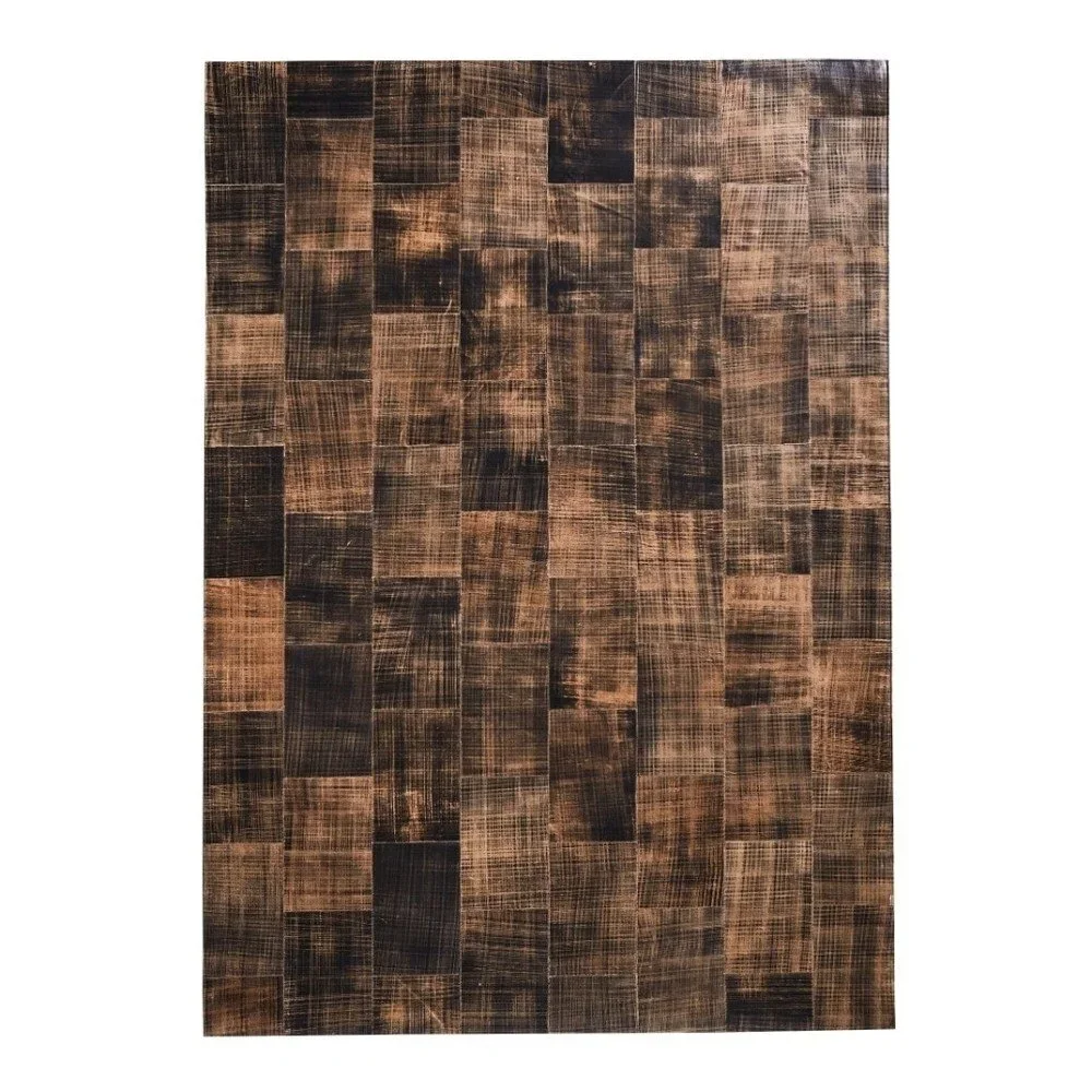 Hnědý koberec z pravé kůže Fuhrhome , 170 x 240 cm v:992154