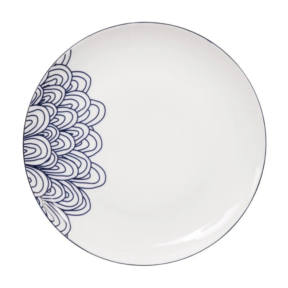 Porcelánový talíř Tokyo Design Studio Le Bleu De Nimes, ⌀ 27 cm v:825828