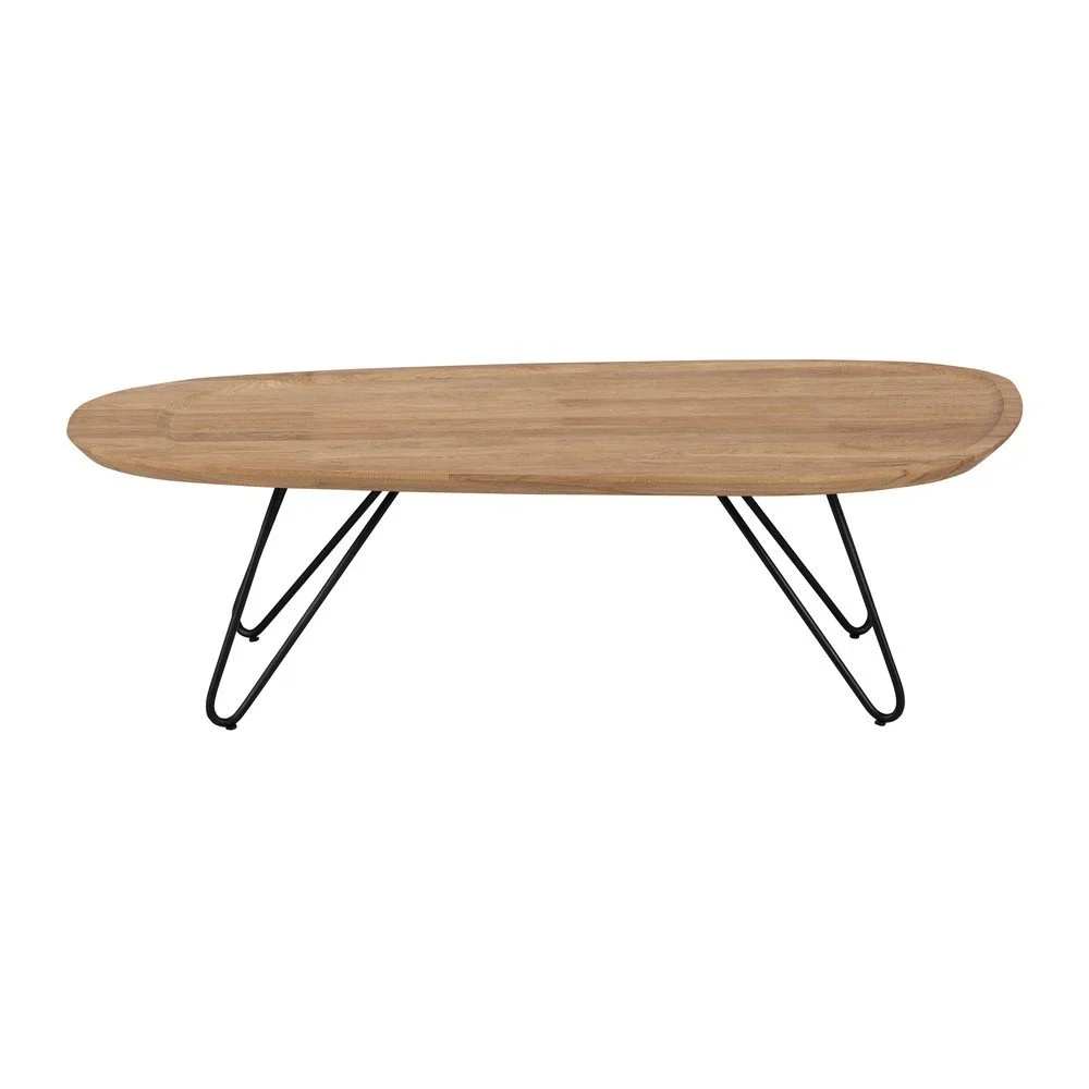 Odkládací stolek s deskou z dubového dřeva Windsor & Co Sofas Elipse, 130 x 68 cm v:1412407