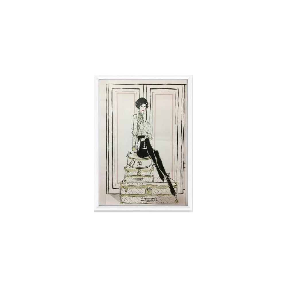 Plakát 20x30 cm Chanel Suitcases – Piacenza Art v:1205334