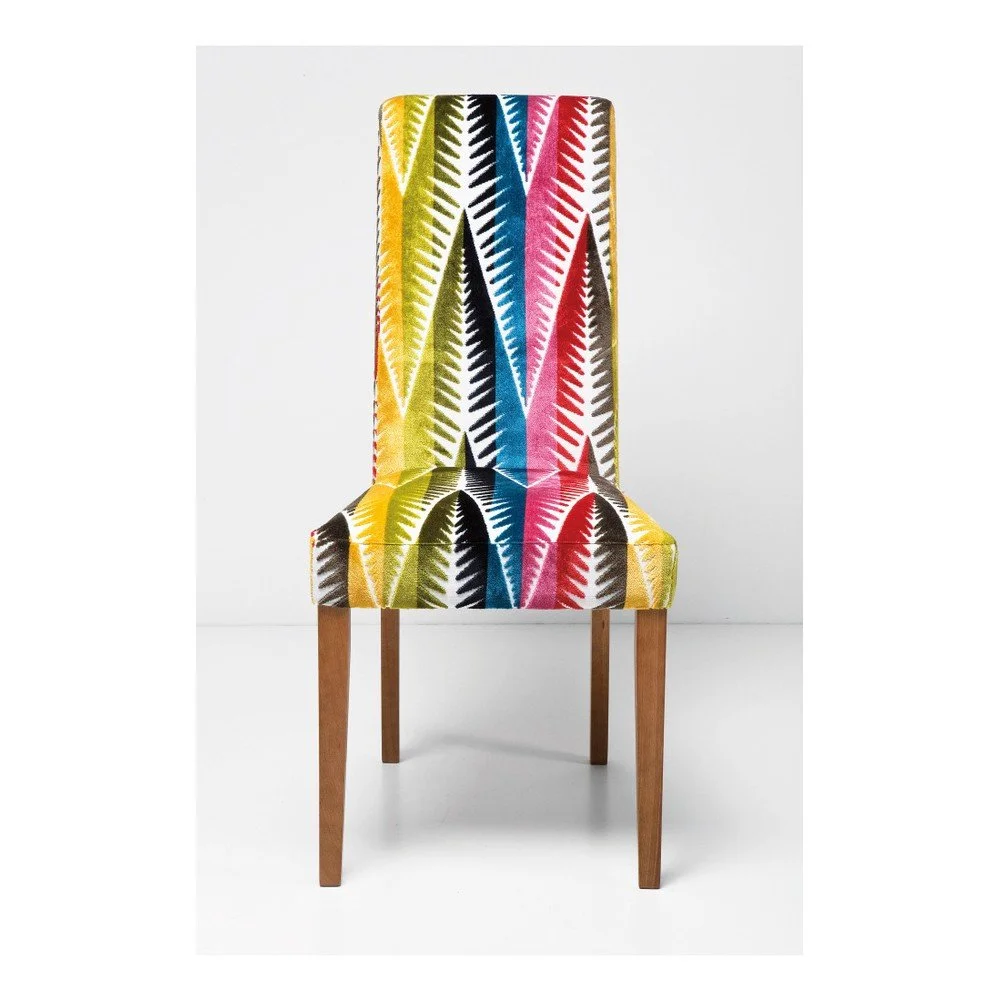 Polstrovaná jídelní židle Kare Design Econo Slim Palm Leaf v:882172