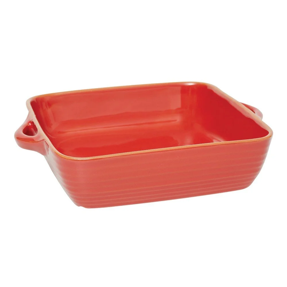 Červený zapékací pekáč Jamie Oliver Baking Dish JO, 23 x 23 x 6 cm v:768186