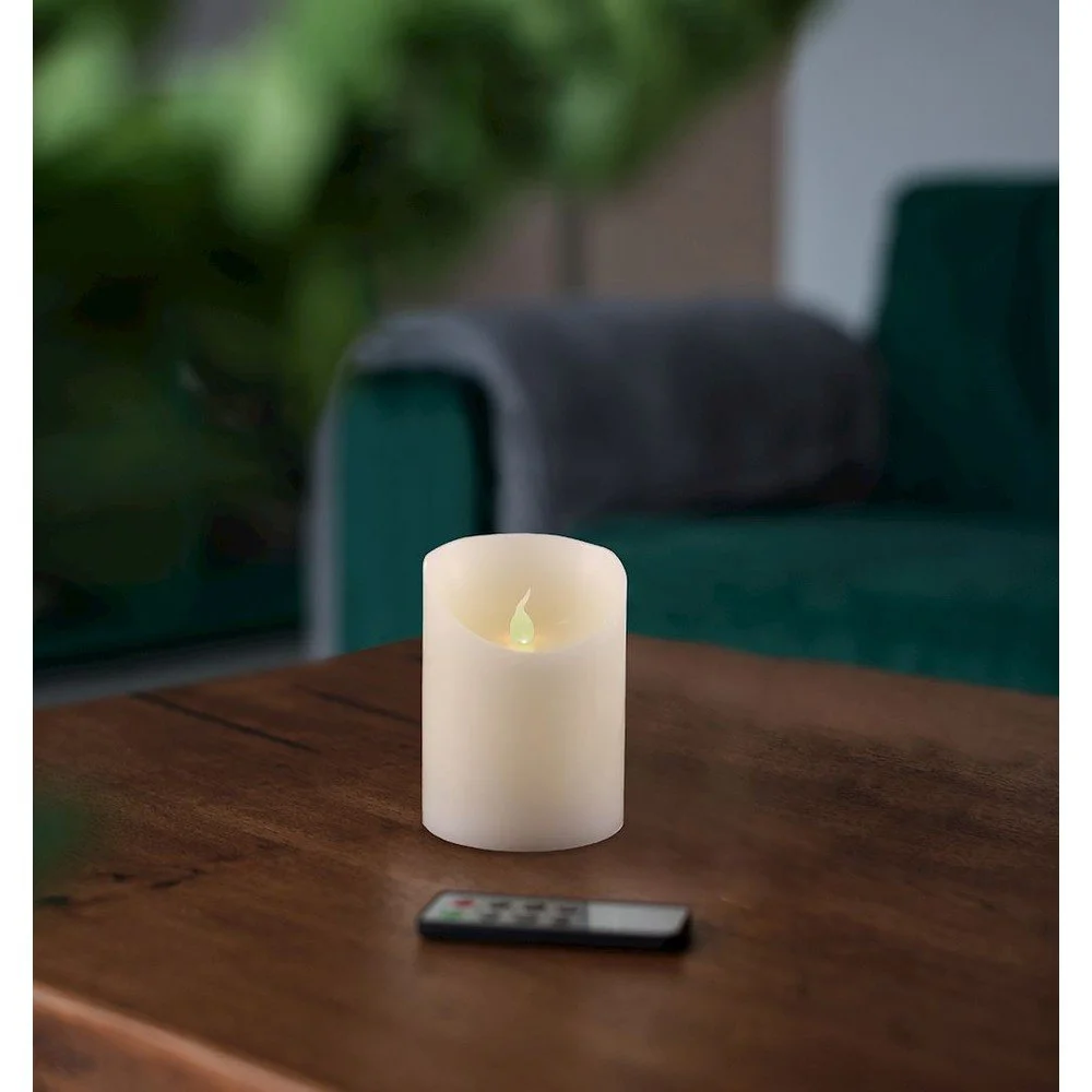 LED svíčka s dálkovým ovládáním DecoKing Wax, výška 10 cm v:1183164