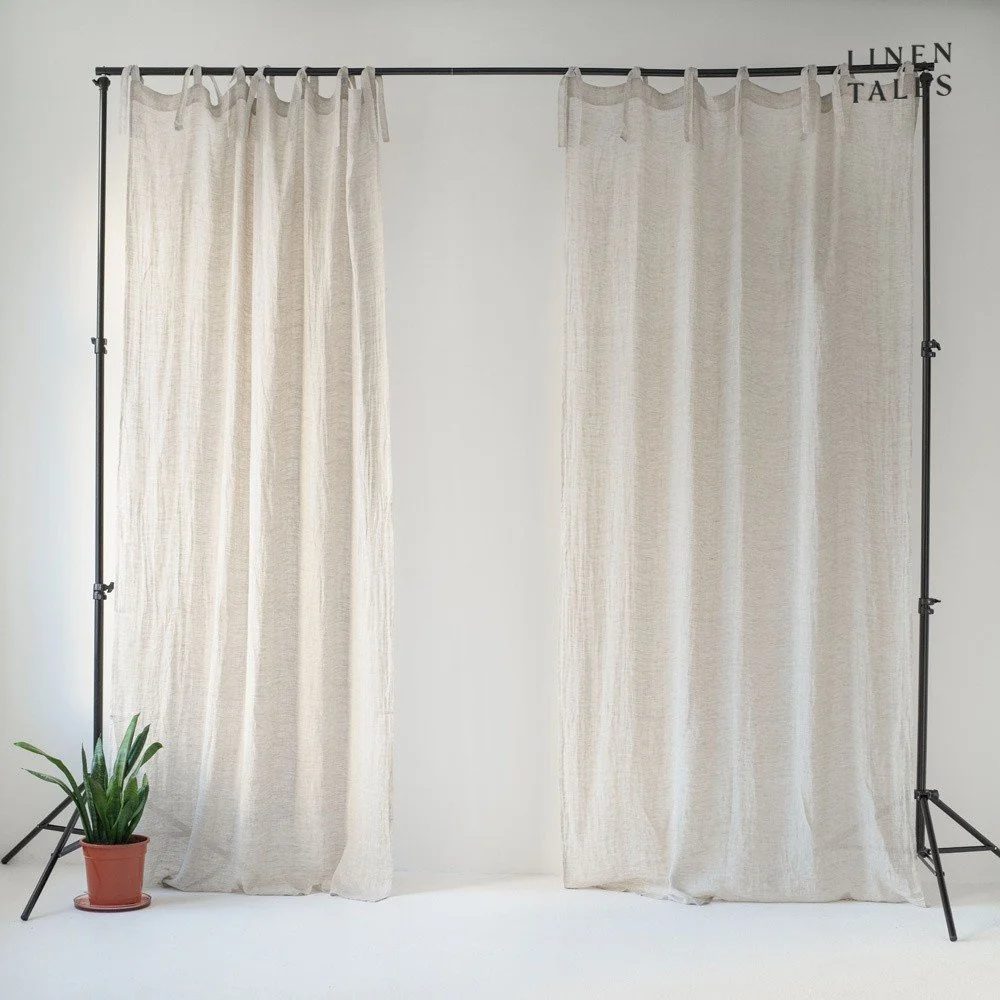 Krémová záclona 130x330 cm Daytime – Linen Tales v:1537148