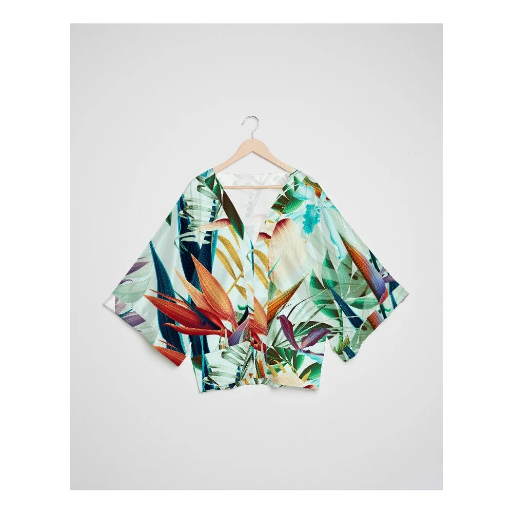 Lehké dámské kimono Madre Selva Jungle v:1274330