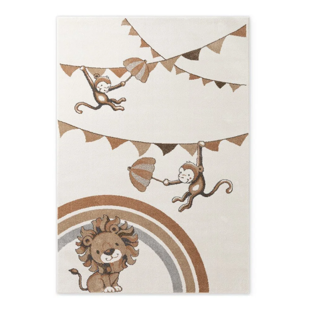 Krémový dětský koberec 120x170 cm Roar like a Lion Rainbow Party – Villeroy&Boch v:1823610