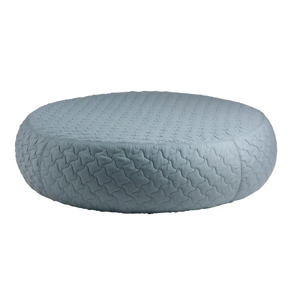 Modrý puf sømcasa Aldo, ⌀ 100 cm v:846212
