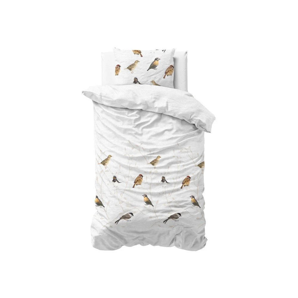 Bavlněné povlečení na jednolůžko Sleeptime Birdy, 140 x 220 cm v:1109632