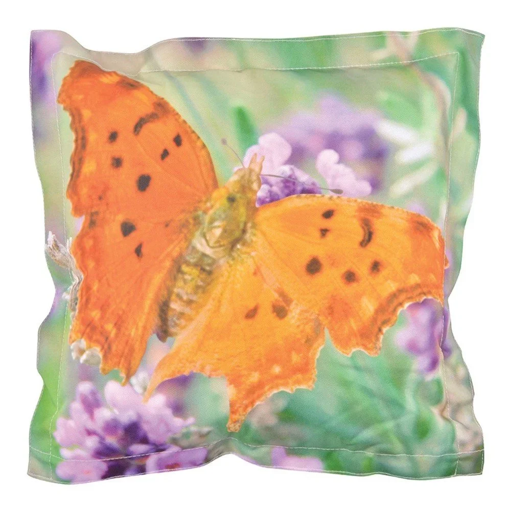 Polštář s motýlkem Esschert Design, délka 41,5 cm v:798600