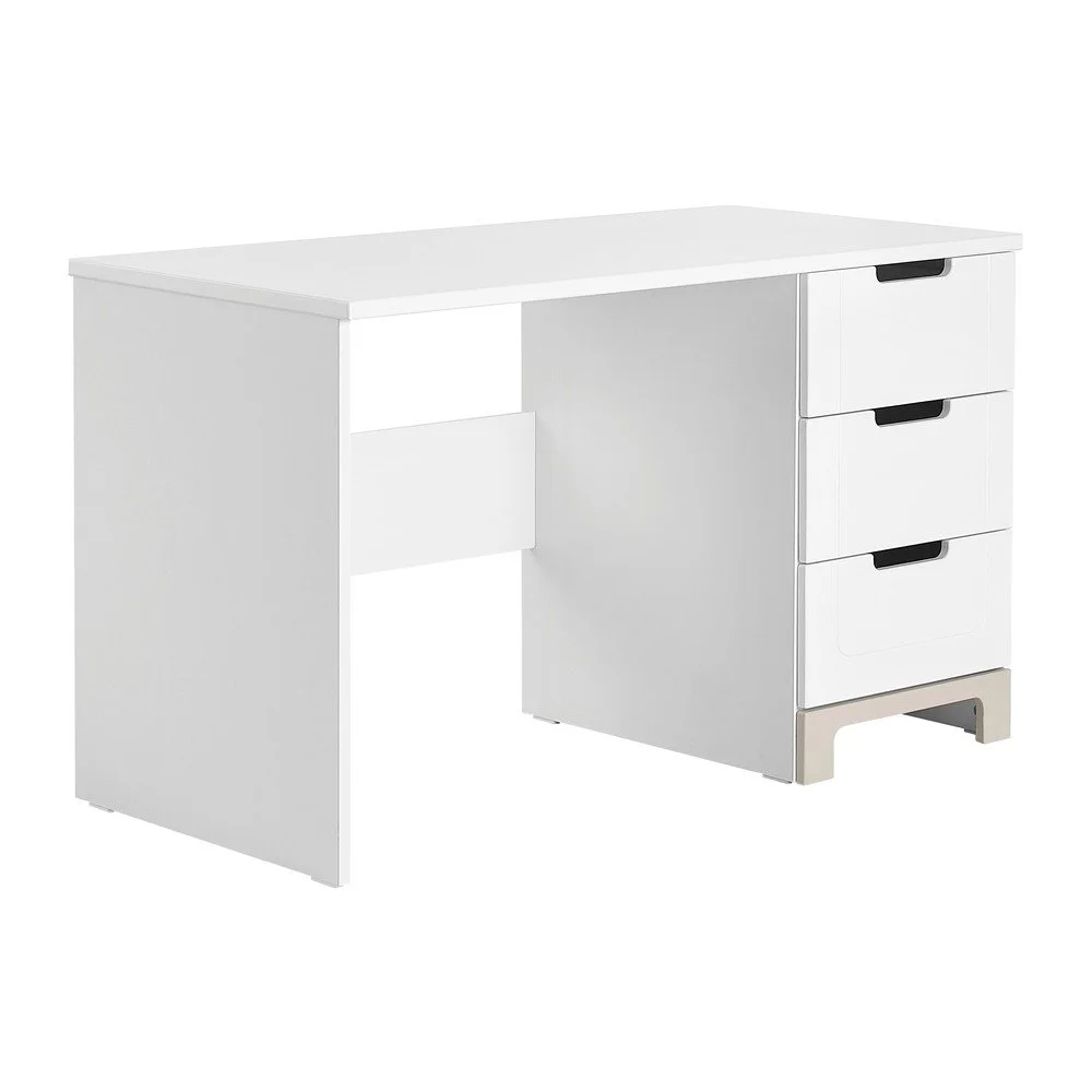 Bílo-šedý psací stůl Pinio Mini, délka 120 cm v:920300