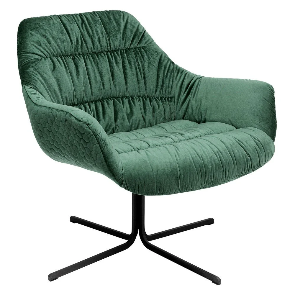 Zelené sametové křeslo Kare Design Bristol v:1363253
