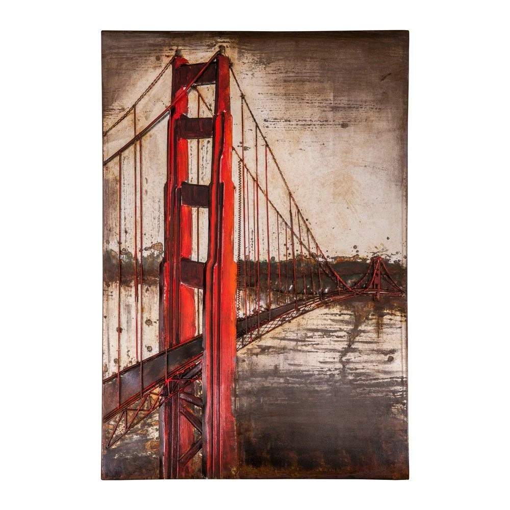 Plechová cedule Antic Line San Francisco, 80 x 120 cm v:1345397