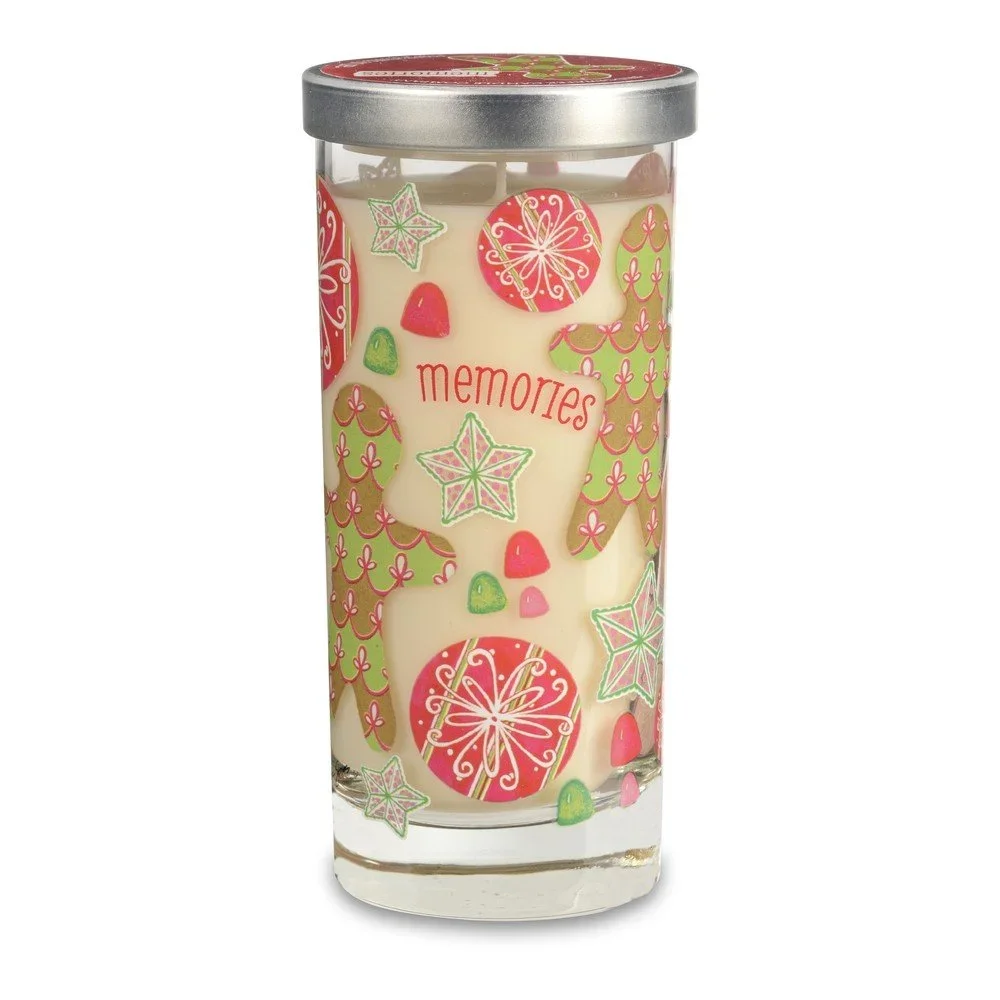 Vonná svíčka Glass Bridgewater Candle, vůně rozinek, kandovaného ovoce, skořice a zázvoru v:714826