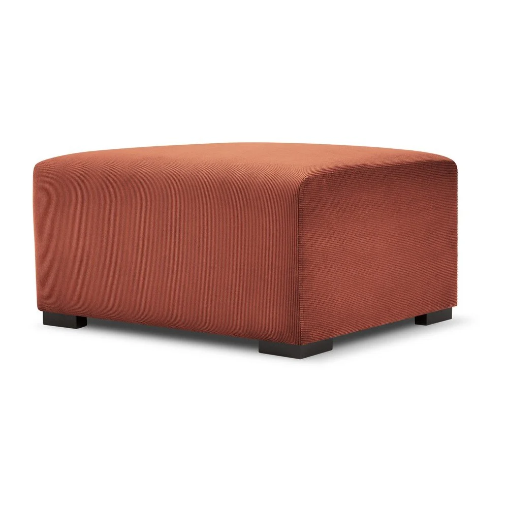 Růžový manšestrový puf Cosmopolitan Design Hobart v:1412055