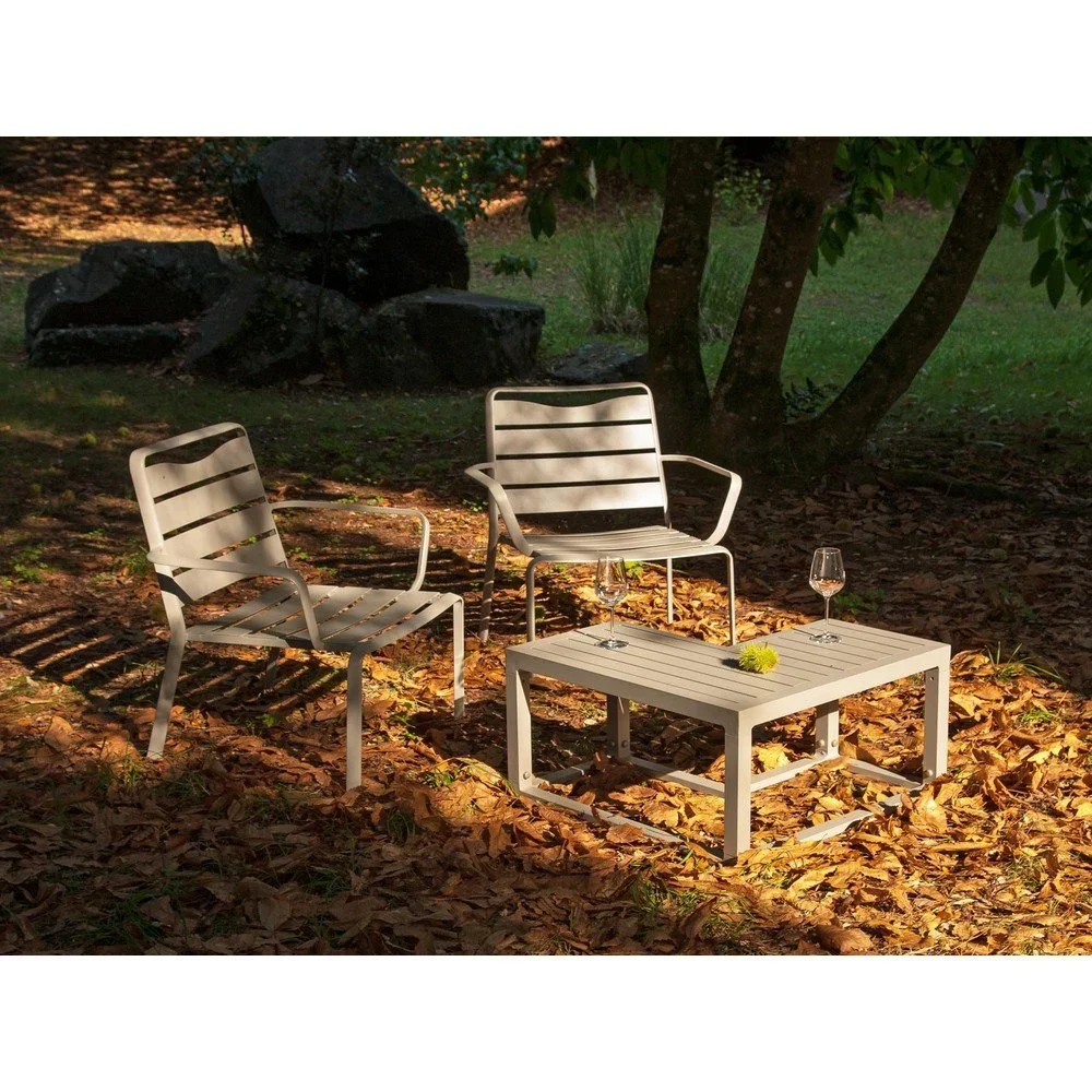 Set 2 zahradních hliníkových křesel a rohovým stolkem Ezeis Spring v:1371407