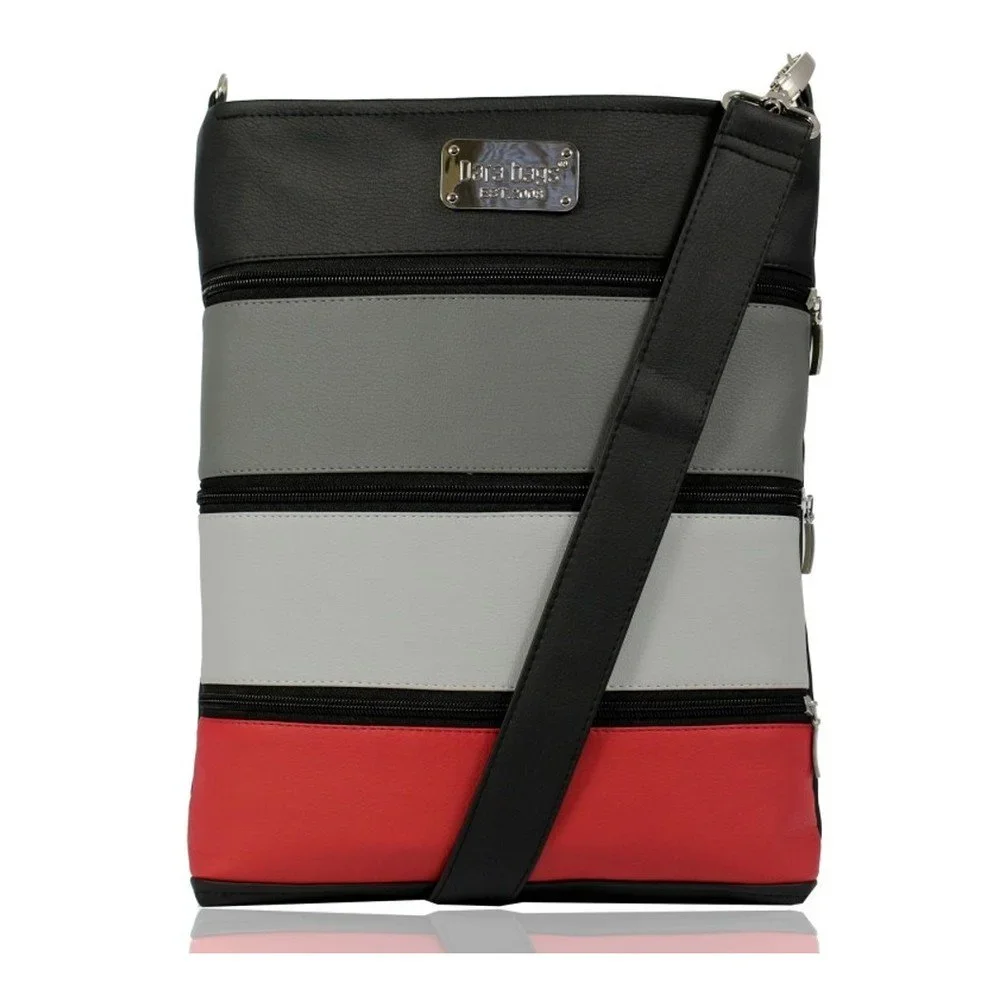 Červeno-černá kabelka Dara bags Dariana Big No.1787 v:1163564