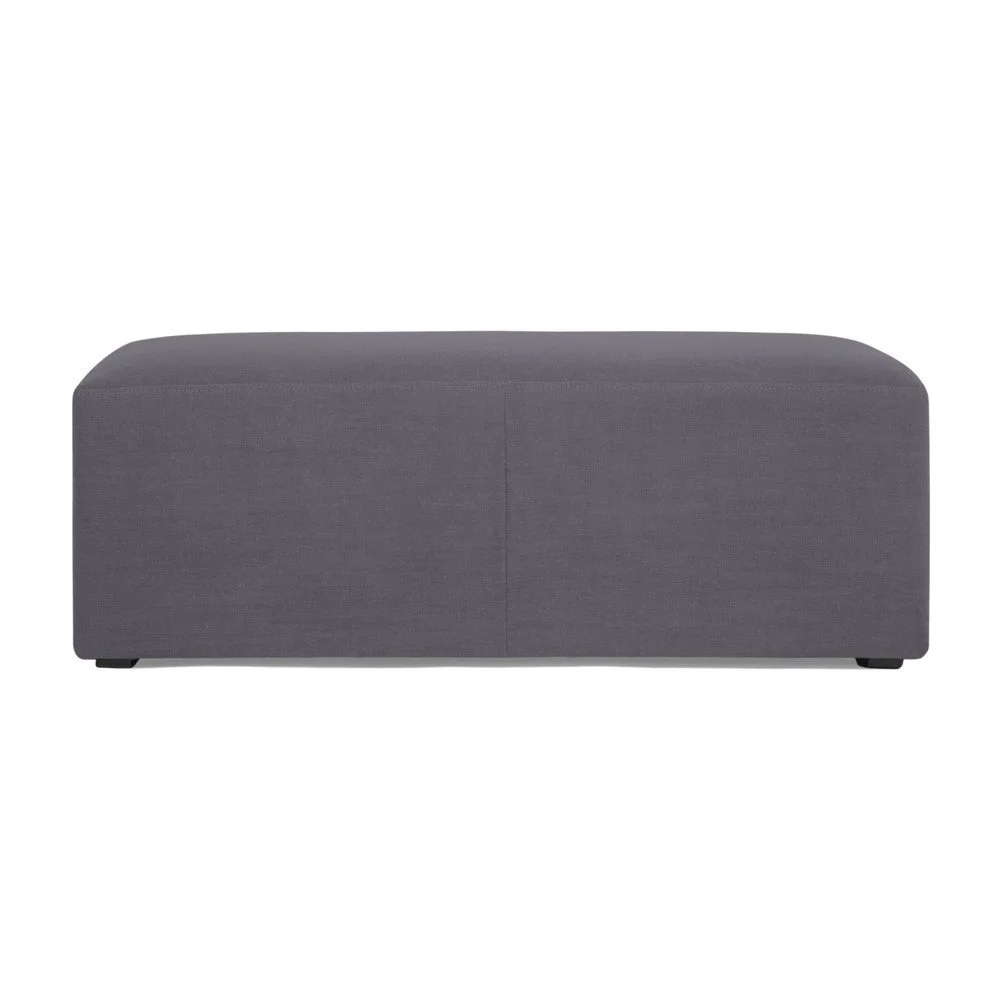 Tmavě modrý puf Vivonita Scarlet Linen, 105 x 39 cm v:1099024