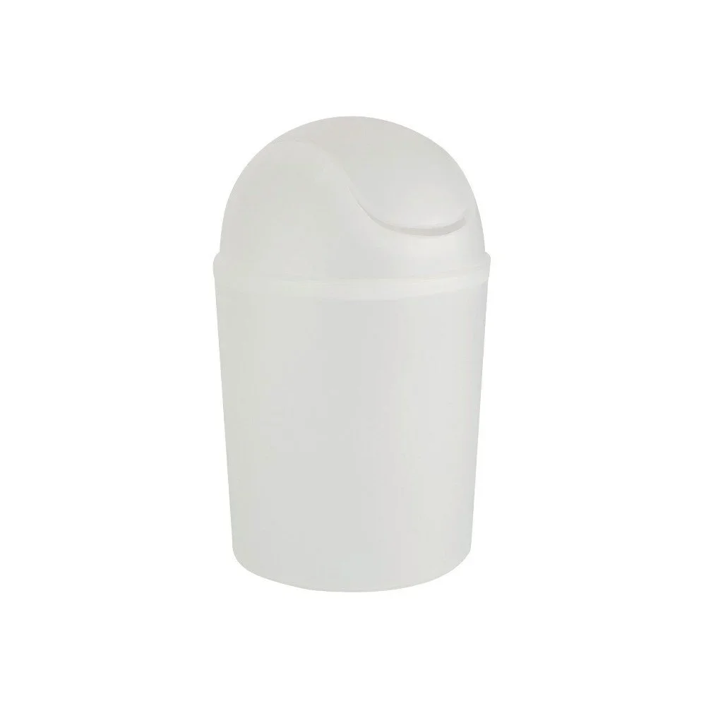 Bílý odpadkový koš Wenko Arktis, ⌀ 32 cm v:1302648