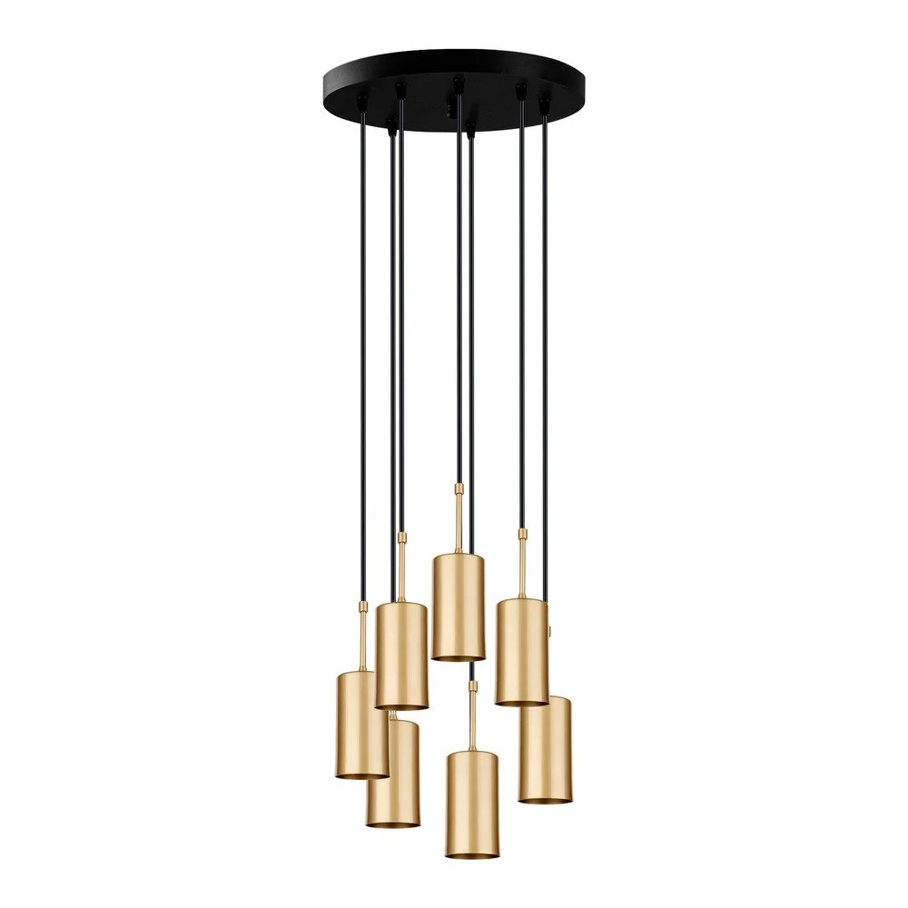 Závěsné svítidlo ve zlaté barvě Squid Lighting Geo, výška 120 cm v:1441757