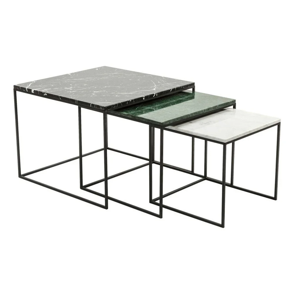 Sada 3 odkládacích stolků Kare Design East Coast v:888456