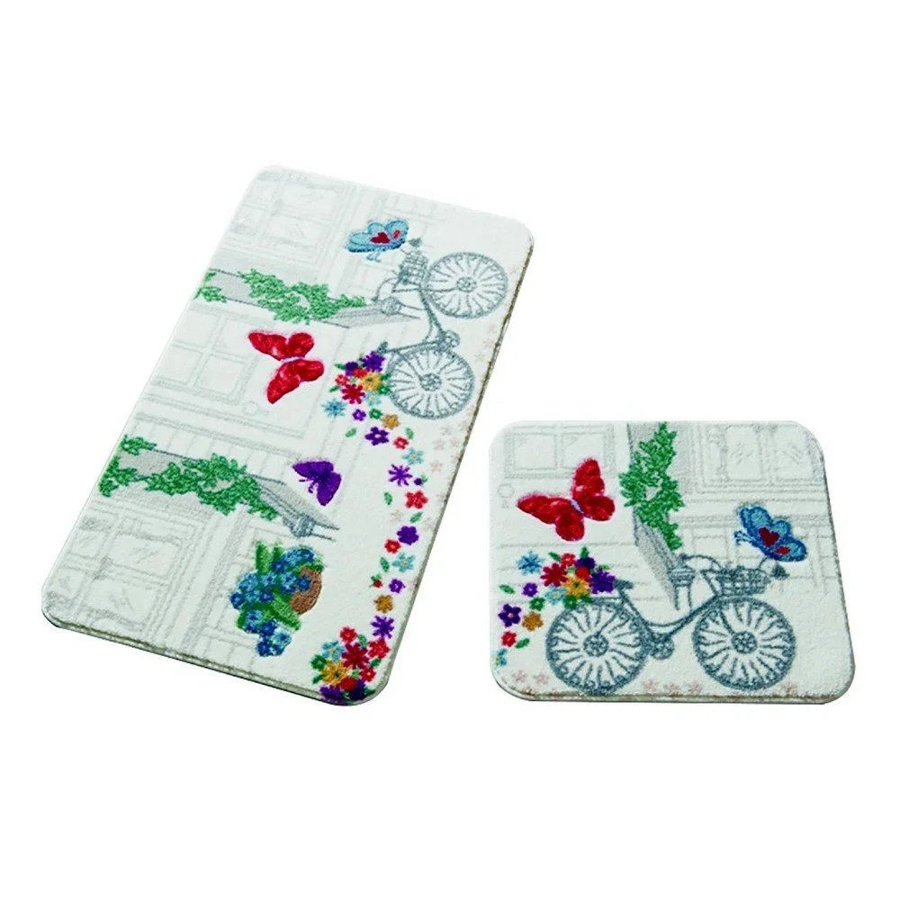 Sada 2 koupelnových předložek Confetti Bathmats Spilled Flowers v:1042098