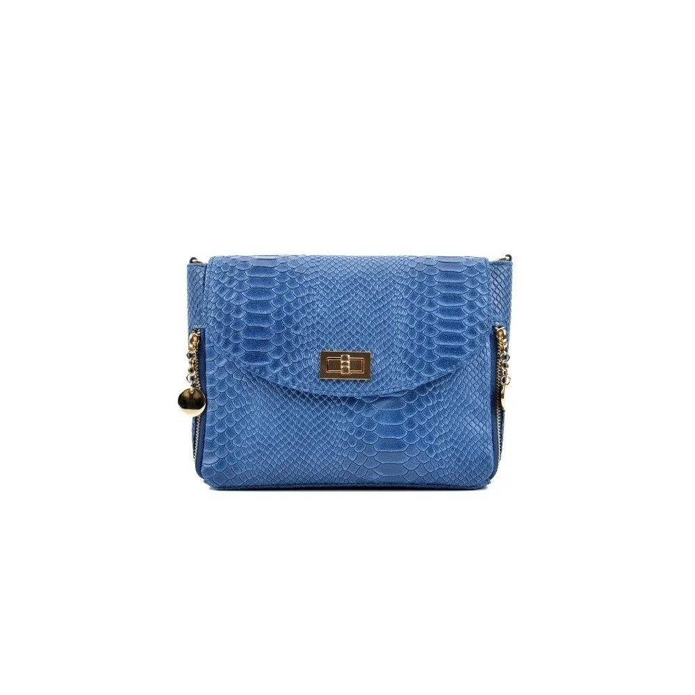 Modrá kožená kabelka Roberta M Tasima Blu v:1112984