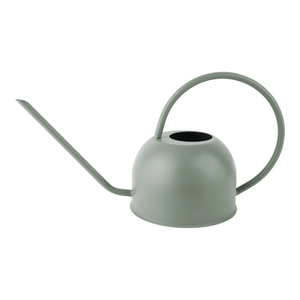 Zelená kovová konev na zalévání PT LIVING, výška 19 cm v:1378153