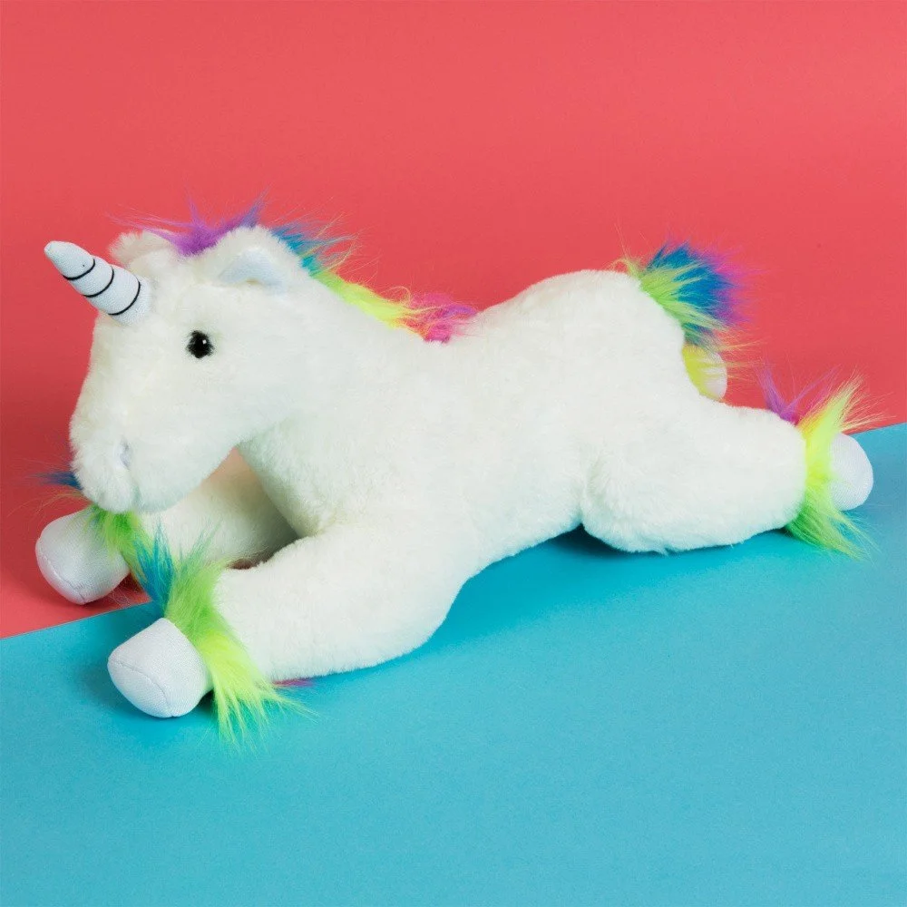 Bílá plyšová hračka Just 4 Kids Unicorn Magic v:1161490