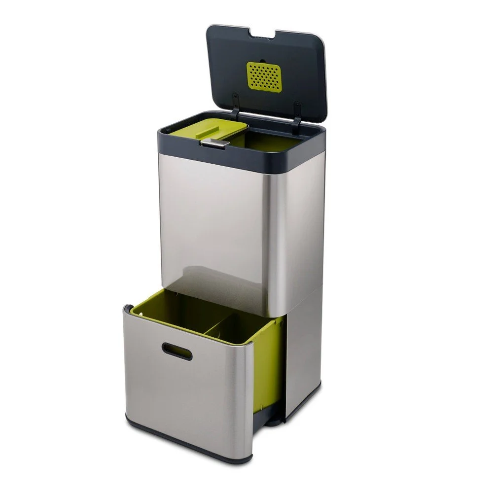 Nerezový koš na tříděný odpad Joseph Joseph IntelligentWaste Totem 60S v:848672
