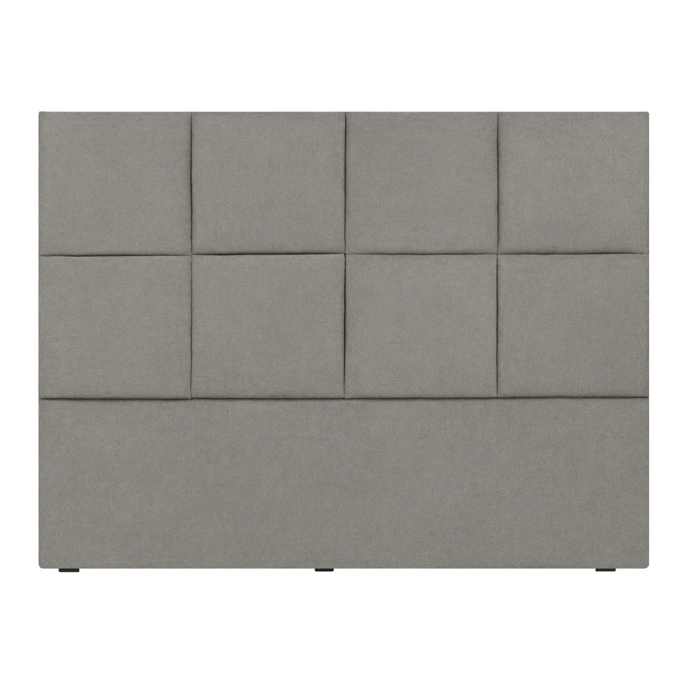 Světle šedé čelo postele Mazzini Sofas Barletta, 180 x 120 cm v:962058