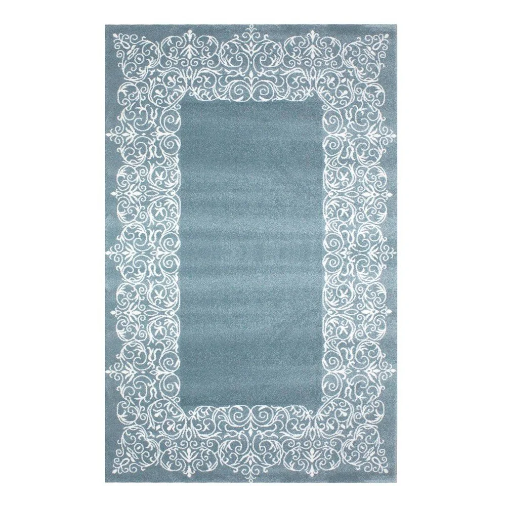 Modrý koberec Mafisto Frame, 160 x 230 cm v:1135486
