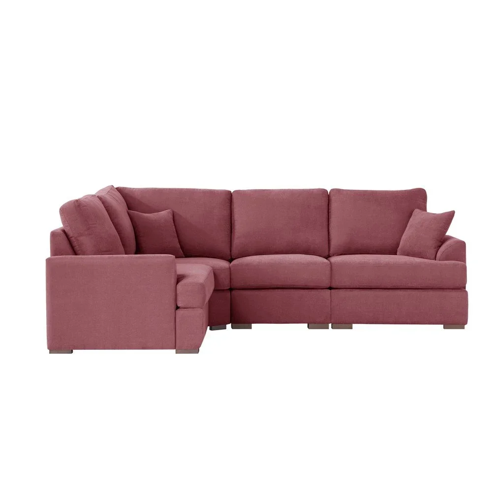 Rohová pohovka Jalouse Maison Irina, levý roh, starorůžová v:689524