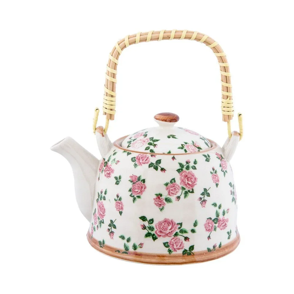 Porcelánová konvička Clayre & Eef Tearose, 700 ml v:1292092