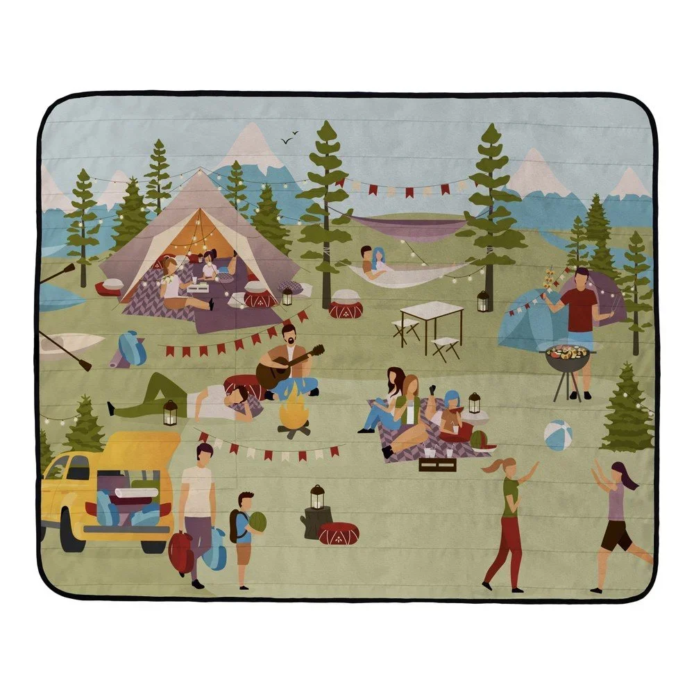 Pikniková deka Butter Kings Lets Go Camping, 145 x 180 cm v:1446804
