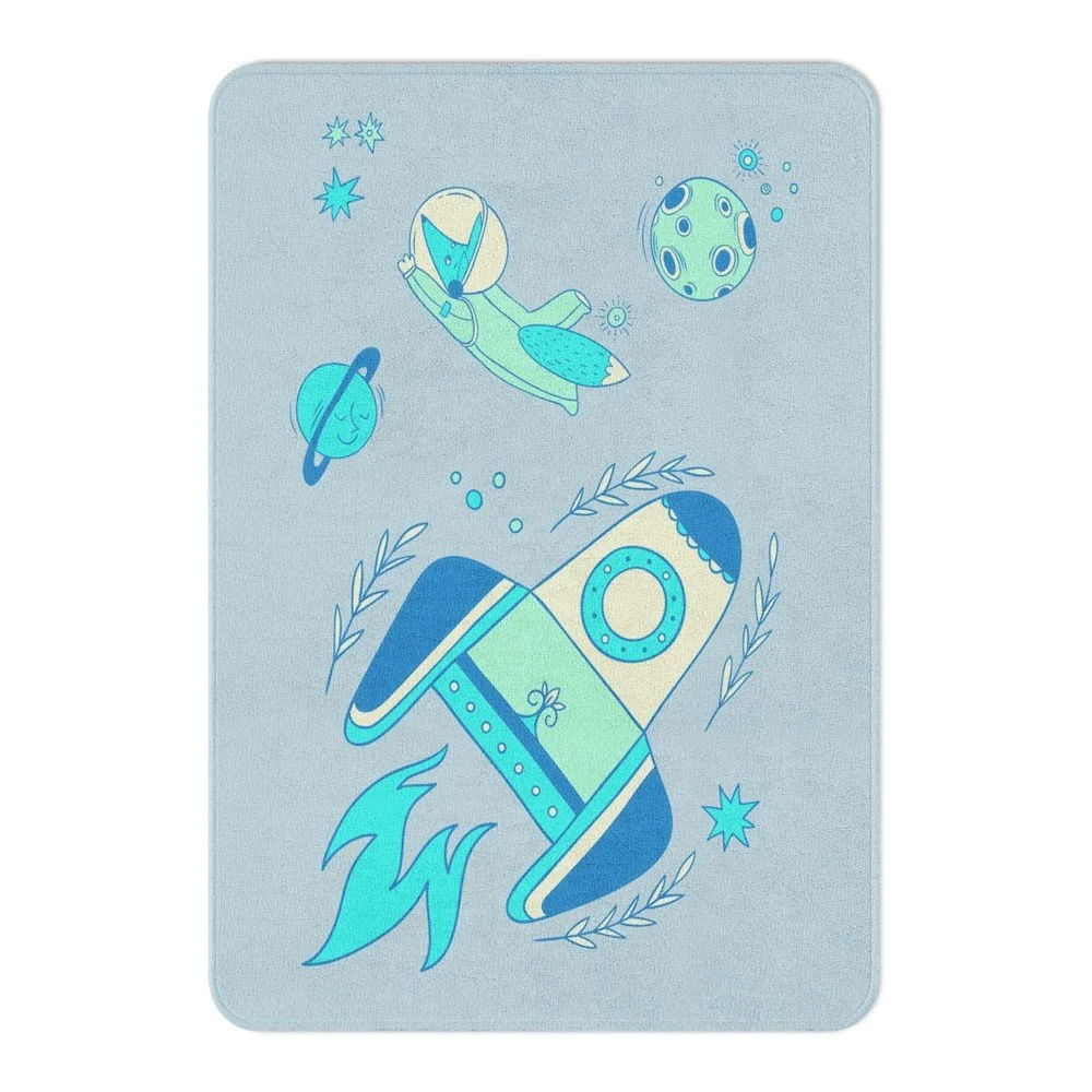 Modrý dětský koberec 80x140 cm Blue Spaceship – Oyo Concept v:1321908