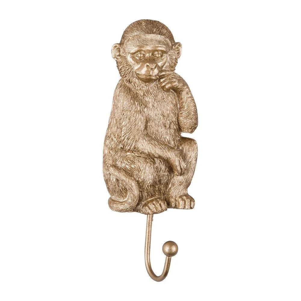 Háček ve zlaté barvě Leitmotiv Monkey v:1315610