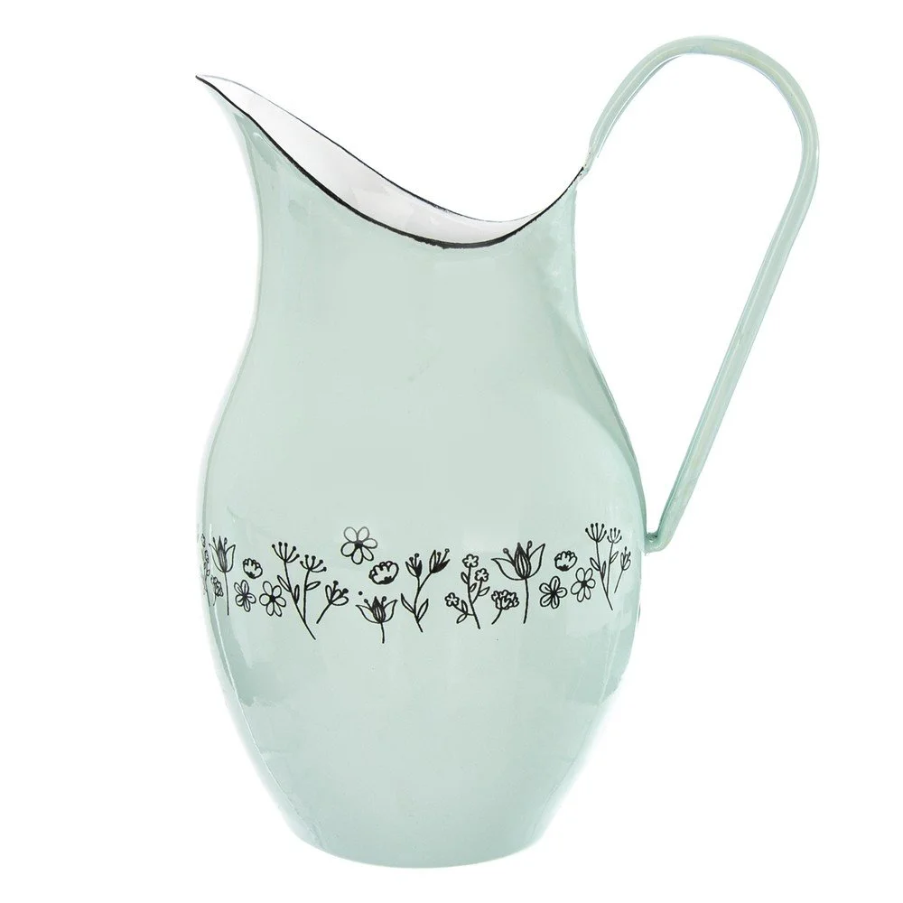 Mátově zelený smaltovaný džbán Orion Meadow, 2,5 l v:1328570