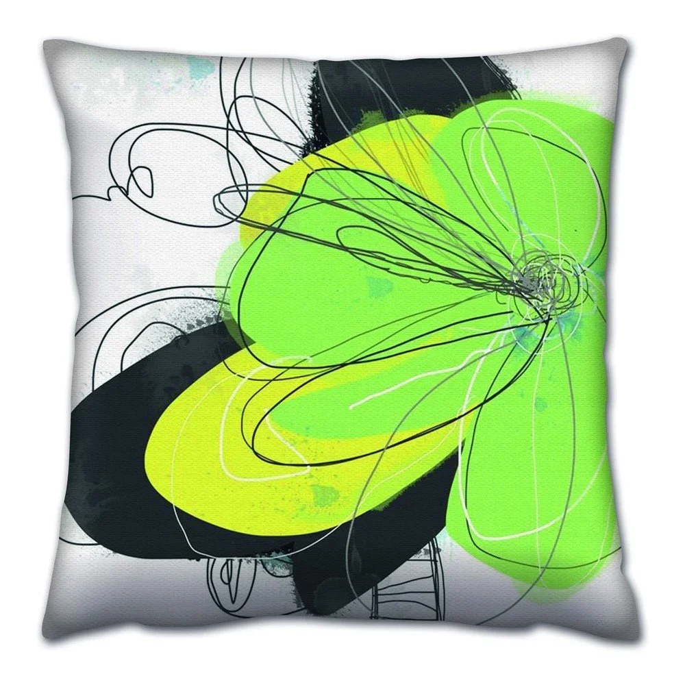 Polštář s výplní Gravel Neon Green, 43 x 43 cm v:792924