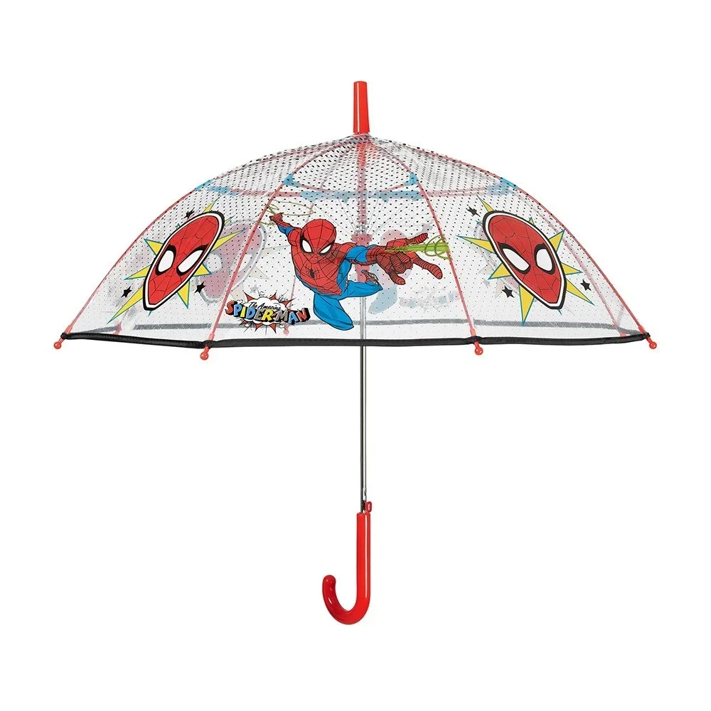 Transparentní dětský deštník odolný vůči větru Ambiance Spiderman Marvel, ⌀ 74 cm v:1361505