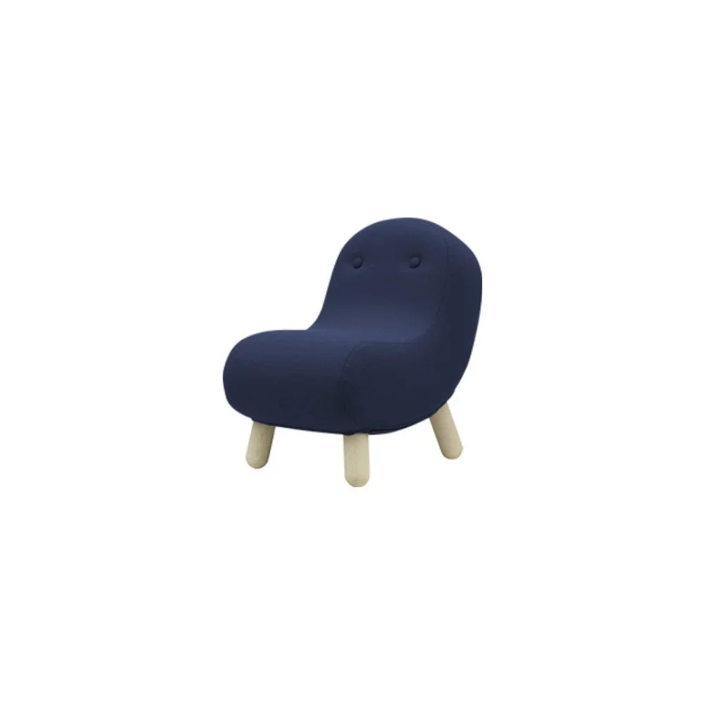 Tmavě modré křeslo Softline Bob Eco Cotton Navy v:1194668