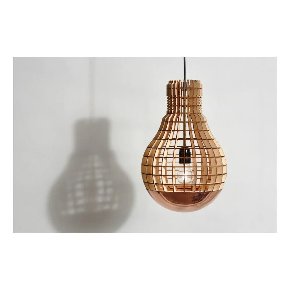 Závěsné světlo Massow Design Aura Copper v:762142