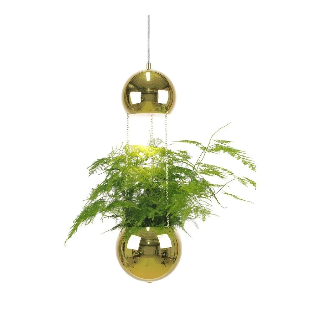 Závěsné svítidlo v barvě mosazi Globen Lighting Mini Planter v:1215092