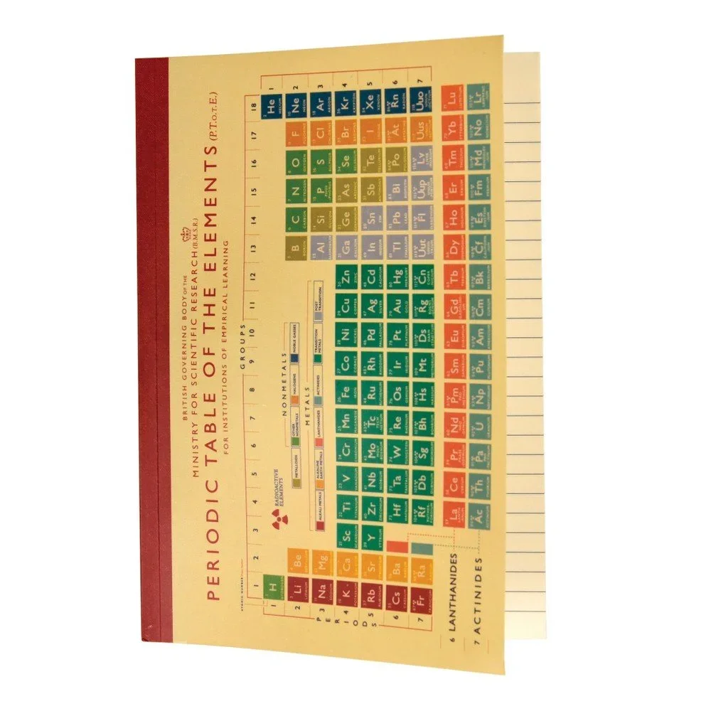 Zápisník Rex London Periodic Table, A5 v:878098