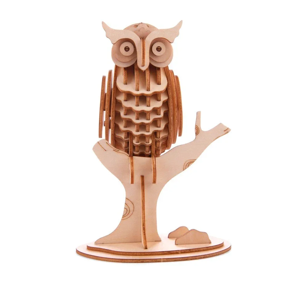 3D puzzle z balzového dřeva Kikkerland Owl v:1157876
